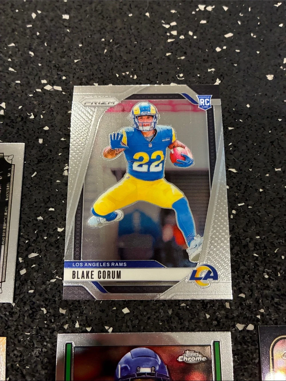 Topps Football Card Lot with Blue and Yellow Accents - Picture 3 of 7